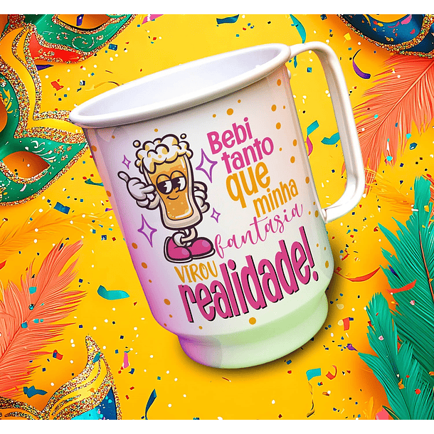 13 Artes para Copo Chopp Carnaval Arquivo Editável 11