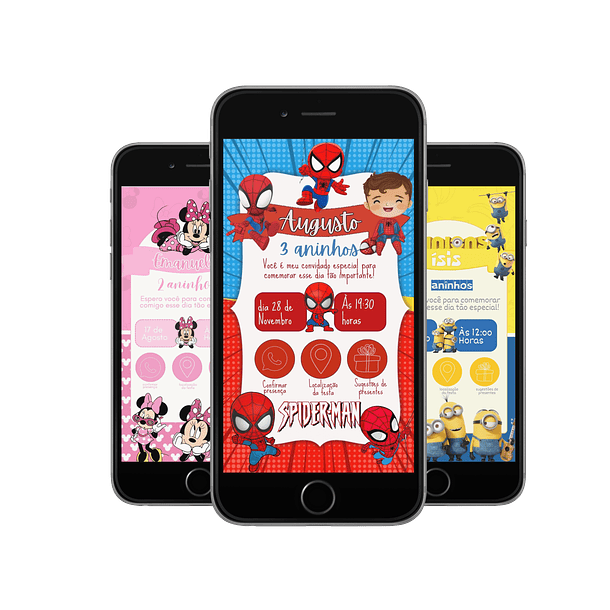 Pack Canva Convites Digitais Interativos Templates Editáveis 128 Artes 4