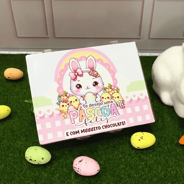 Arquivo de Corte Mimos Páscoa Doce Coelhinhos em Pdf  2