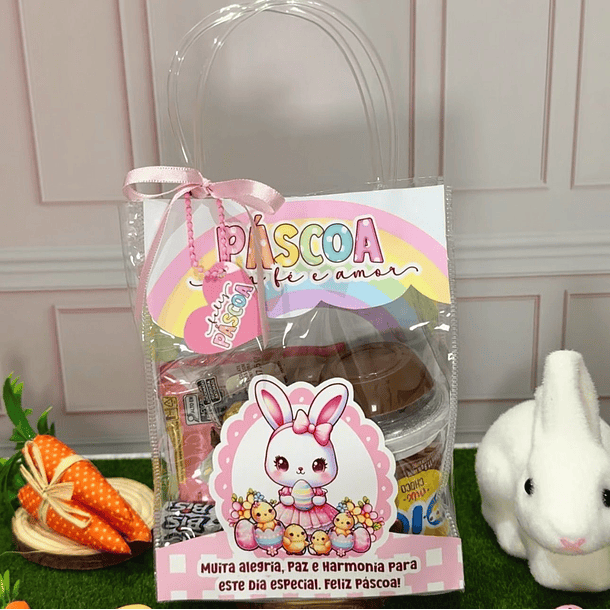 Arquivo de Corte Mimos Páscoa Doce Coelhinhos em Pdf  3