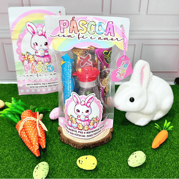 Arquivo de Corte Mimos Páscoa Doce Coelhinhos em Pdf  9