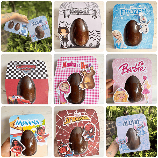 Arquivos Ovos de Páscoa Personagens e Mimos Arquivo Editável Canva 4