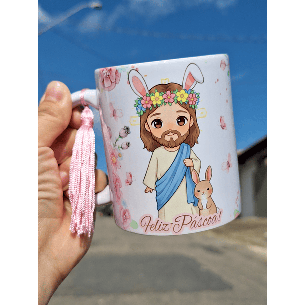 5 Artes para Caneca A verdadeira Páscoa Jesus Arquivo em Jpg 4
