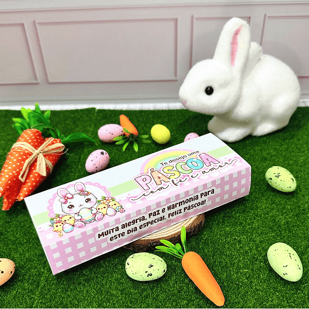 Arquivo de Corte Mimos Páscoa Doce Coelhinhos em Pdf  12