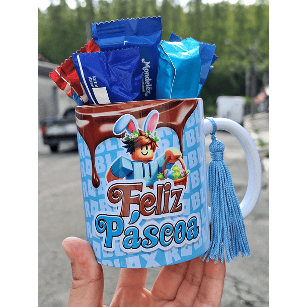 10 Artes para Caneca Páscoa Roblox Arquivo em Jpg 1