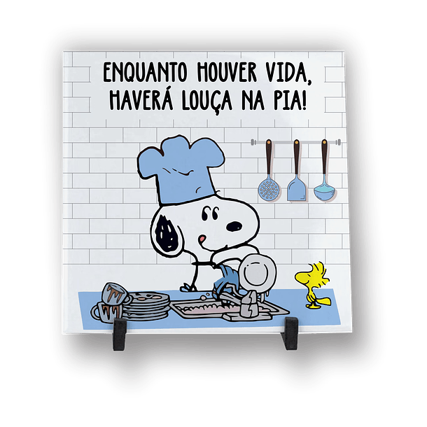 6 Artes para Azulejo Snoopy Arquivo em Jpg  5
