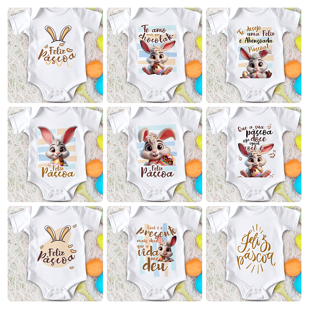 21 Artes para Caneca E Body Páscoa Arquivo Editável 2