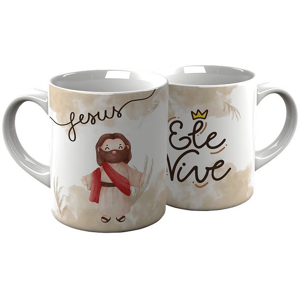 15 Artes para Caneca Páscoa Aquarela Arquivo em Jpg  6