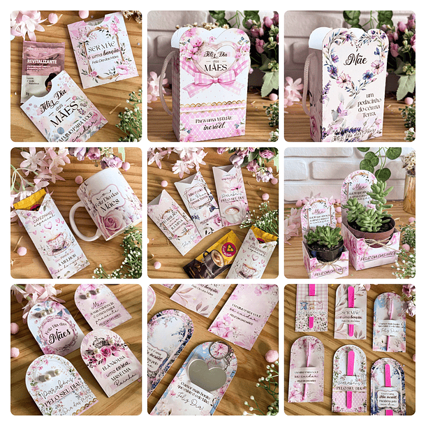 Kit Digital Dia das Mães mais Mimos em Png 3