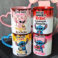 15 Artes para Caneca Stitch Amor de Chocolate Arquivo em Jpg