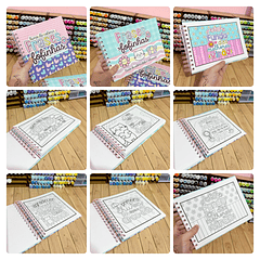 Kit Digital Livro de Colorir Frases Fofinhas em Pdf 
