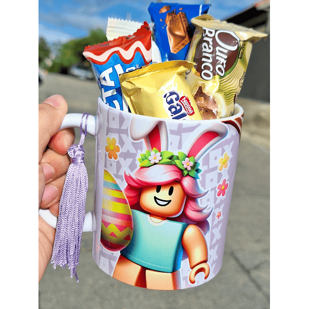 10 Artes para Caneca Páscoa Roblox Arquivo em Jpg 9