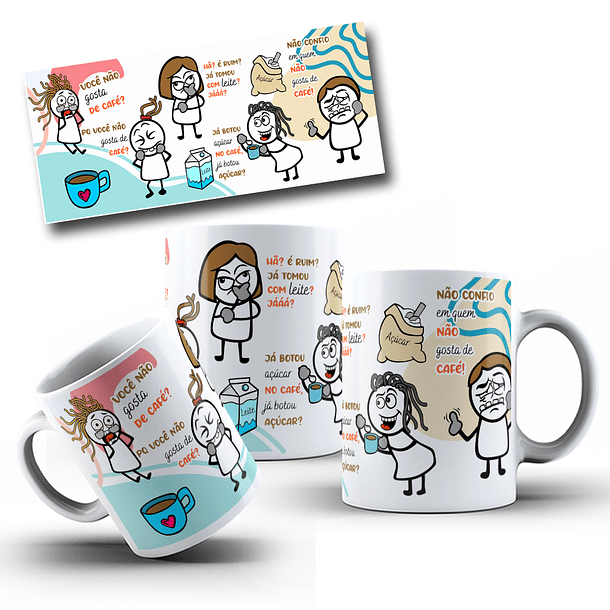 4 Artes para Caneca Flork Memes Frases em Jpg  1