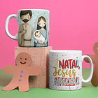 5 Artes para Caneca Jesus Verdadeiro Natal Arquivo Editável 5