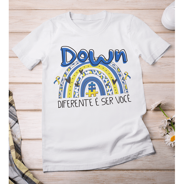 7 Artes para Camisa Sindrome de Down em Png  7