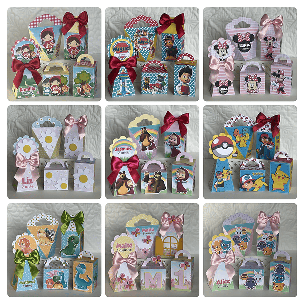 Arquivos de Corte Mimos Festa pronta Diversos Temas em Pdf  2