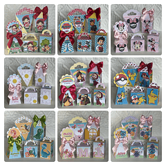 Arquivos de Corte Mimos Festa pronta Diversos Temas em Pdf 