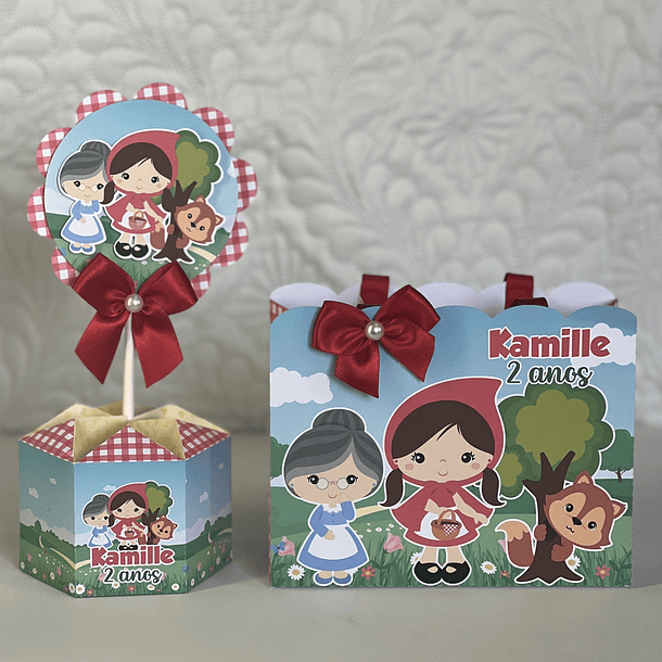 Arquivos de Corte Mimos Festa Chapeuzinho Vermelho 2