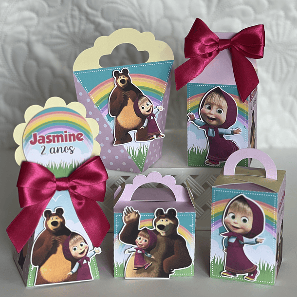 Arquivos de Corte Mimos Festa Masha e o Urso 1