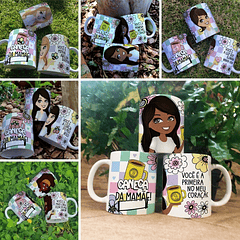 10 Artes para Caneca da Mãmãe Dia das Mães Arquivo Editável