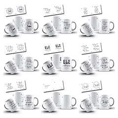 50 Artes para Caneca Salmos e Proverbios Arquivo em Jpg 