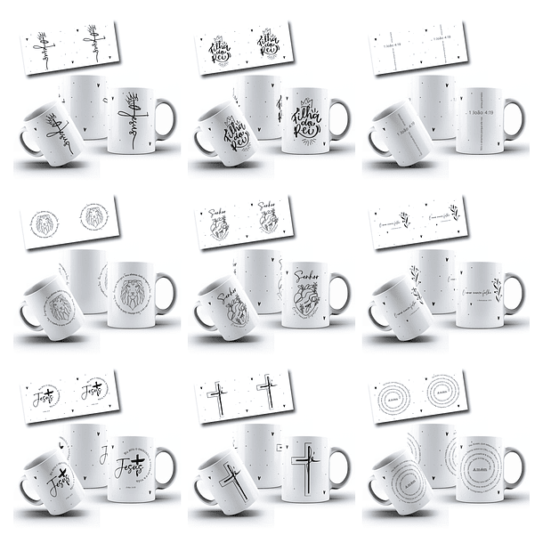 50 Artes para Caneca Salmos e Proverbios Arquivo em Jpg  2