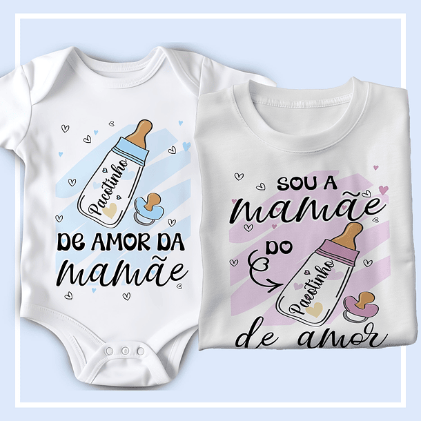 12 Artes para Body Infantil Dia das Mães Arquivo Editável  2