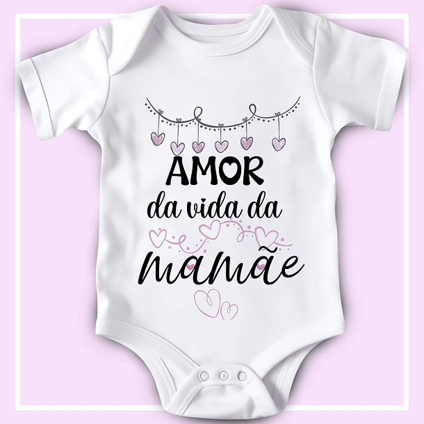 12 Artes para Body Infantil Dia das Mães Arquivo Editável  8