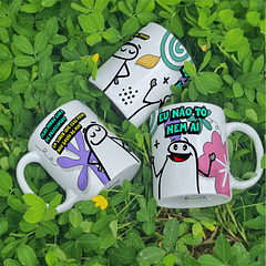10 Artes para Caneca Flork Café Memes Arquivo em Jpg  