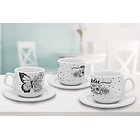 4 Artes para Xicaras Dia das Mãe Delicada Arquivo em Jpg 5