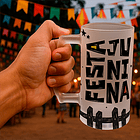 5 Artes para Copo Chopp Festa Junina Chopp Arquivo Editável 3