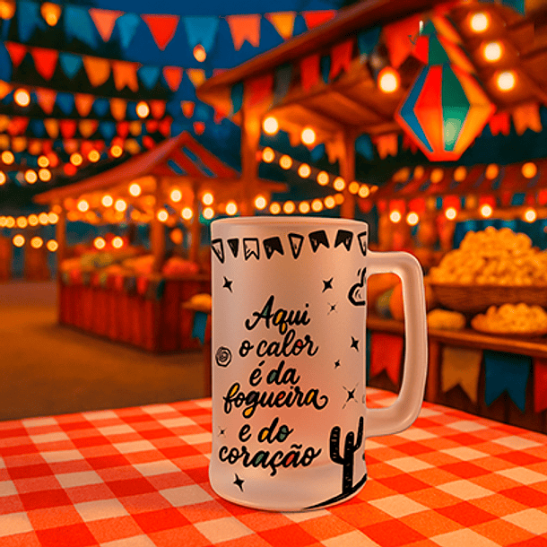 5 Artes para Copo Chopp Festa Junina Chopp Arquivo Editável 5