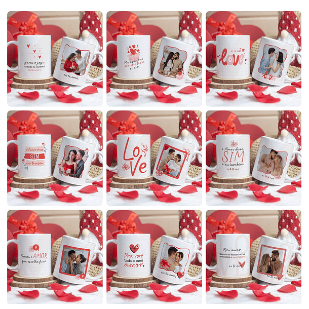 50 Artes para Canecas e Camisa Dia dos Namorados Arquivo Editável 2