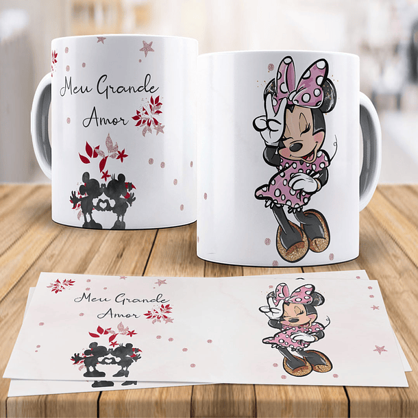 17 Artes paea Caneca Disney Love Dia dos Namorados Arquivo Editável 6