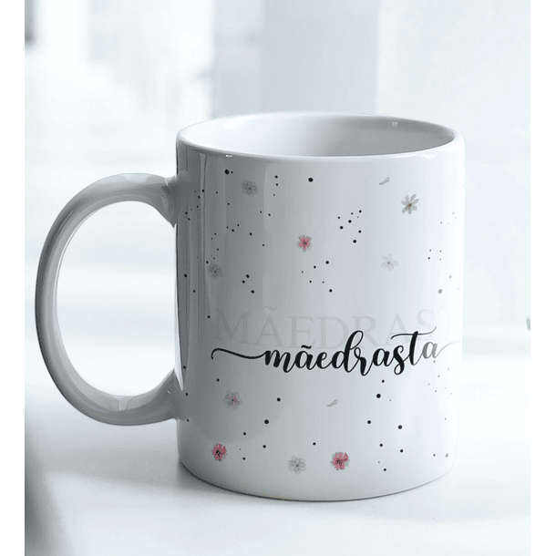 6 Artes para Caneca Mamãe, Dinda, Avó Jardim Arquivo Editável 5