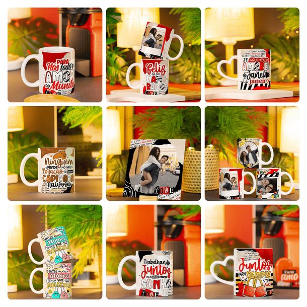 31 Artes para Caneca Dia dos Namorados Arquivo em Jpg  1