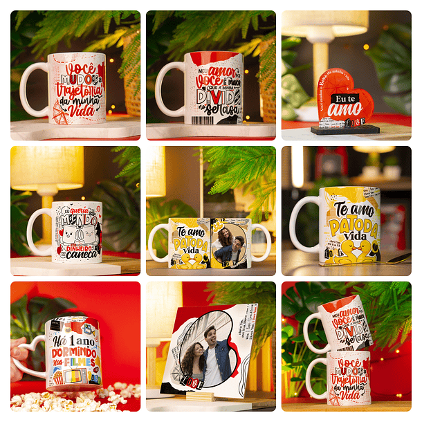 31 Artes para Caneca Dia dos Namorados Arquivo em Jpg  4