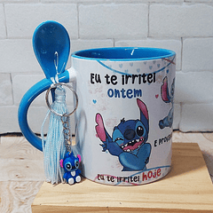 Arte para Caneca Eu Te irritei ontem Eu te irritei hoje e provavelmente eu vou te irritar pra sempre Arquivo em Png