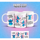 11 Artes para Caneca Karaokê Stitch Músicas de Amor Arquivo em Png  9