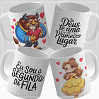 16 Artes para Caneca Dia dos Namorados Par Personagens Arquivo em Jpg 4