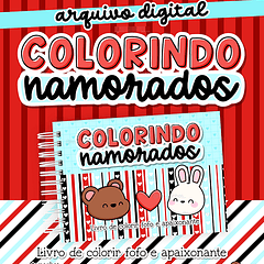Arquivo Livro para Colorir Dia dos Namorados Arquivo em Pdf