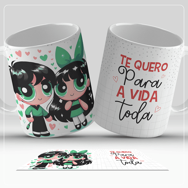 13 Artes para Caneca Dia dos Namorados Personagens Casal Arquivo em Jpg  11