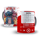 14 Artes para Caneca Dia dos Namorados Stitch Arquivo em Png  1
