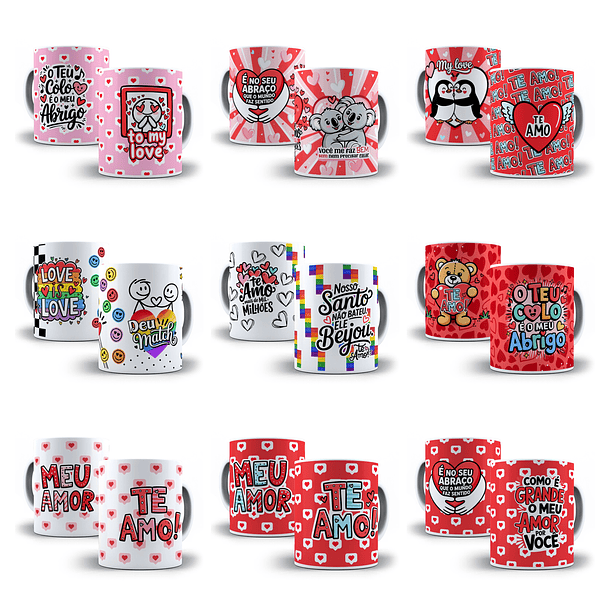 30 Artes para Caneca + Arte para Tubolata Dia dos Namorados em Jpg  10