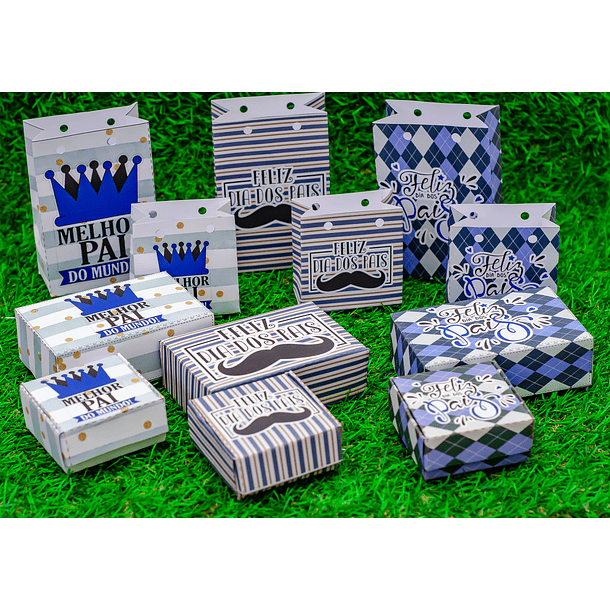 Arquivo de Corte Caixa e Sacola Dia dos Pais MOD1 4