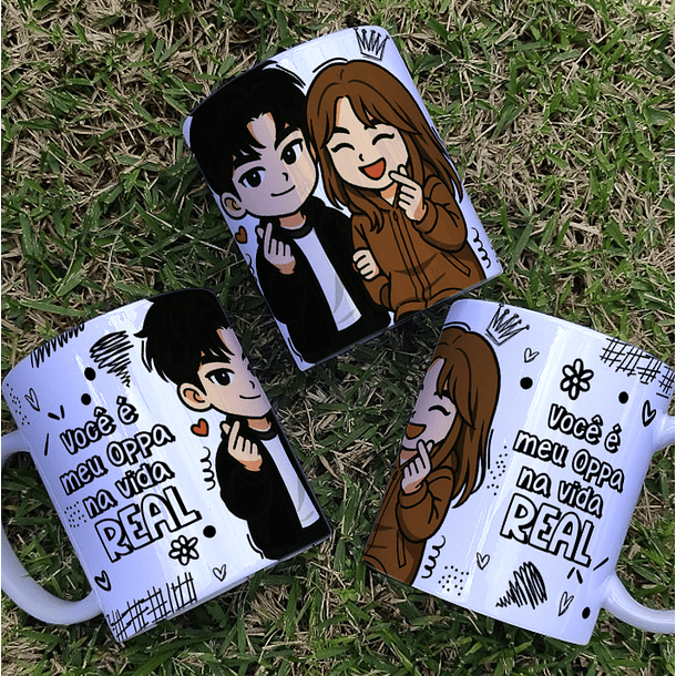 8 Artes para Caneca Dia dos Namorados Dorama Arquivo Editável  3