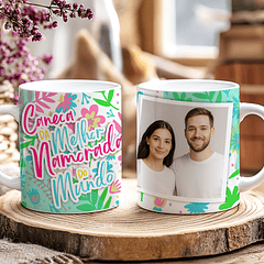 5 Artes para Caneca Dia dos Namorados Melhor Namorada Flórida Arquivo Editável 