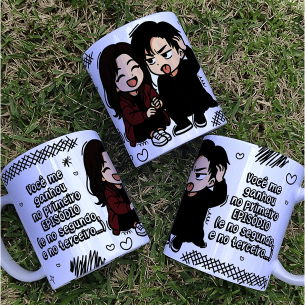 8 Artes para Caneca Dia dos Namorados Dorama Arquivo Editável  8