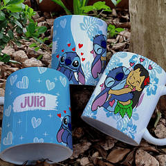 5 Artes para Caneca Estampa Stitch Floral Arquivo em Jpg 