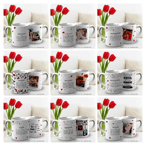 10 Artes para Caneca O Significado de Ser a Gente Arquivo Editável